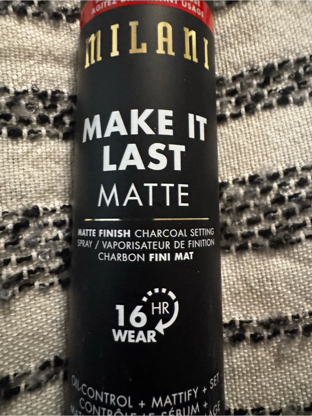 Milani Make It Last Matte Setting Spray in Black Bottle